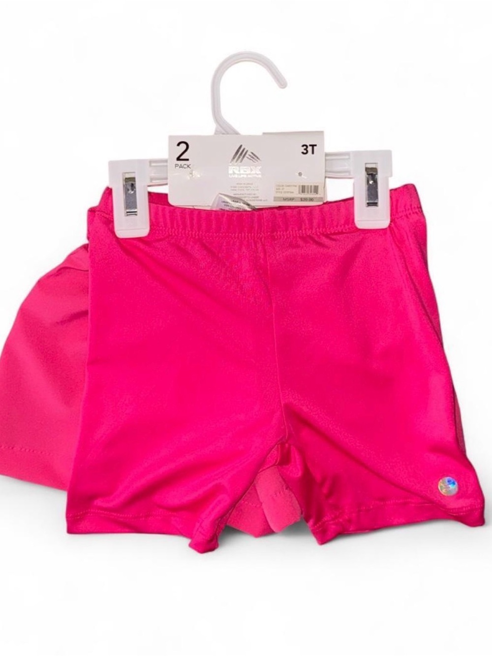 RBX Girls Skorts Athletic Performance Scooter Skort - Size 3T